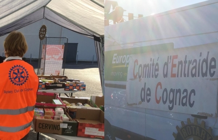 Rotary club de Cognac - Collecte alimentaire - 27 et 28 Novembre 2020
